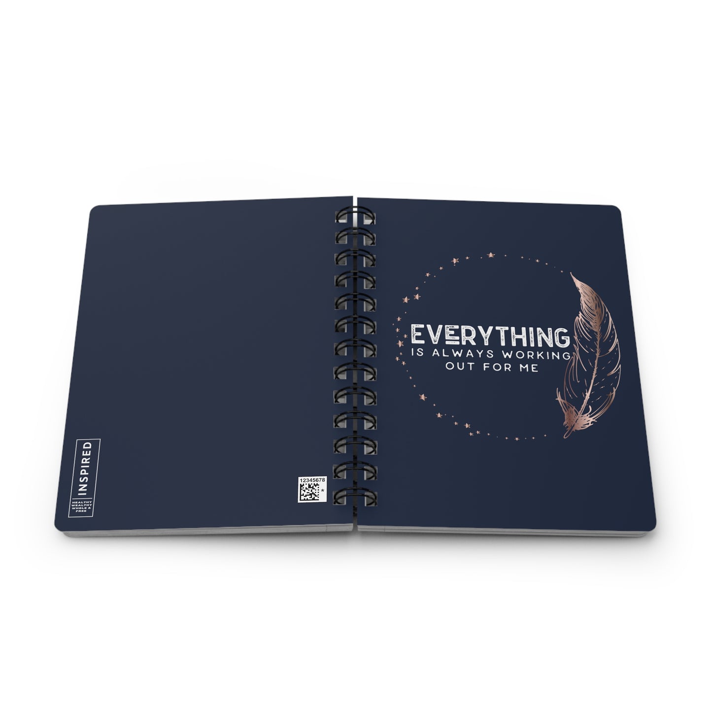 INSPIRED Everything is always... Spiral Bound Journal