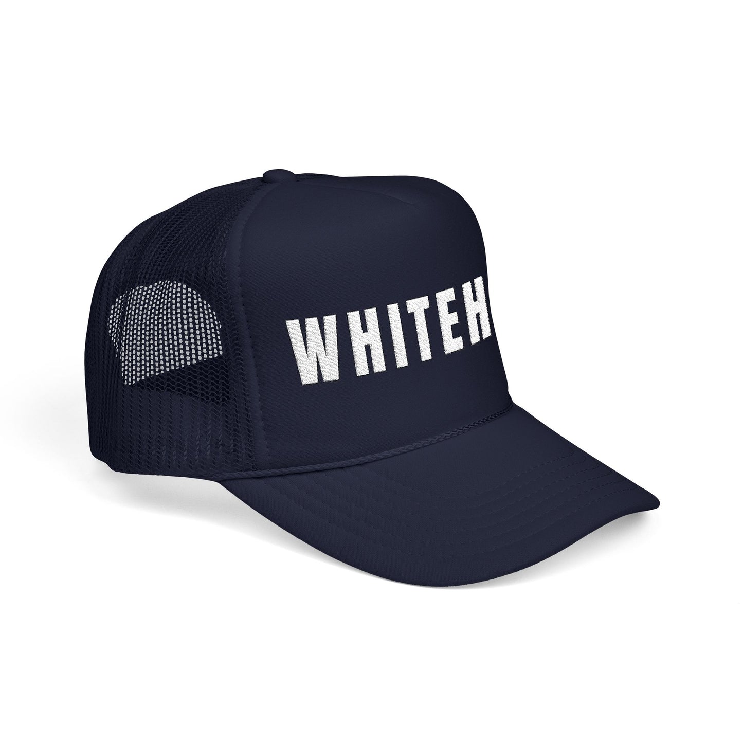 INSPIRED WHITEHAT Embroidered Trucker Hat