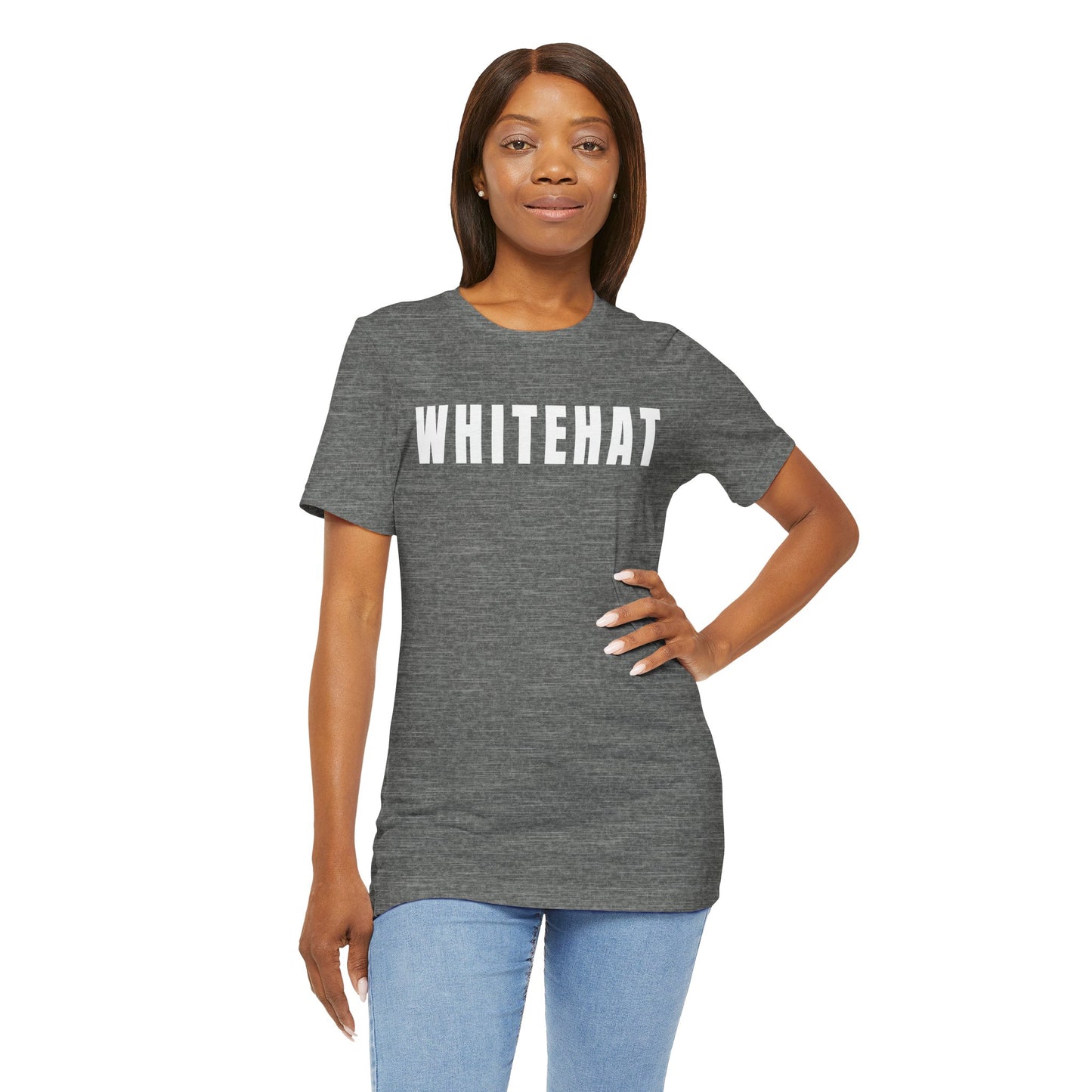 INSPIRED WHITEHAT Unisex Jersey Short Sleeve Tee