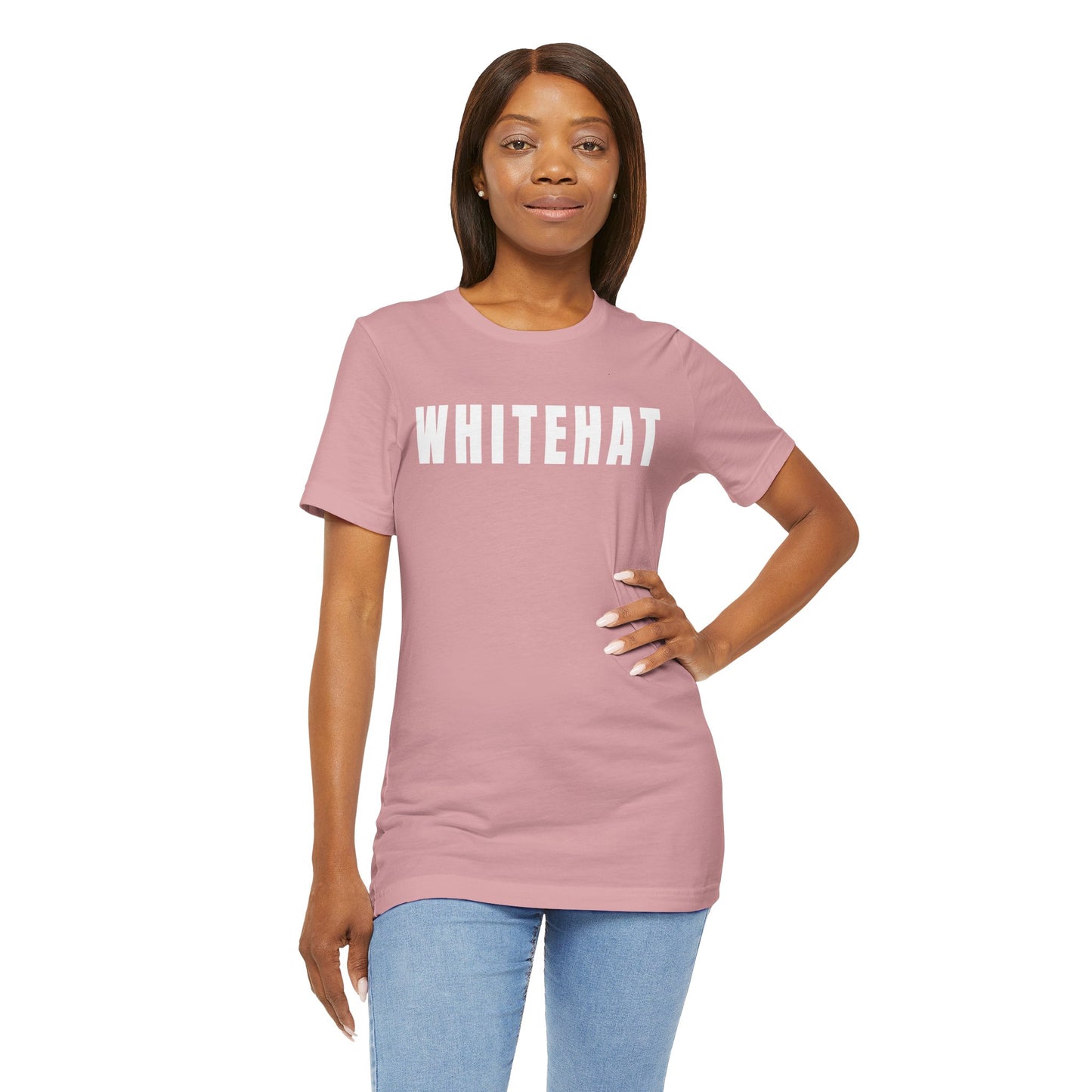 INSPIRED WHITEHAT Unisex Jersey Short Sleeve Tee