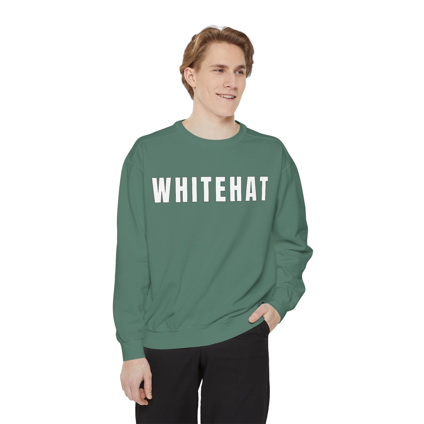 INSPIRED Whitehat UNISEX Garment-Dyed Sweatshirt