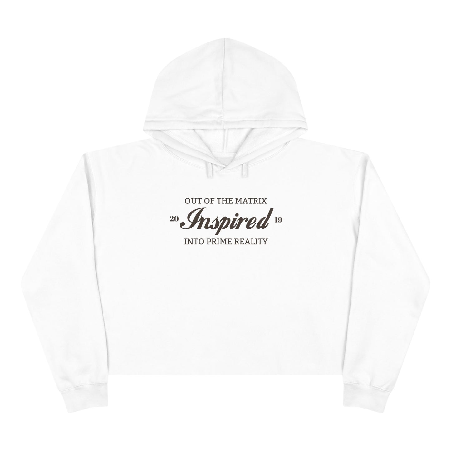 INSPIRED PRIME REALITY Crop Hoodie