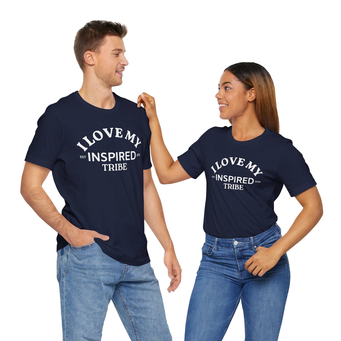 I LOVE MY INSPIRED TRIBE UNISEX HWWF Jersey Short Sleeve Tee