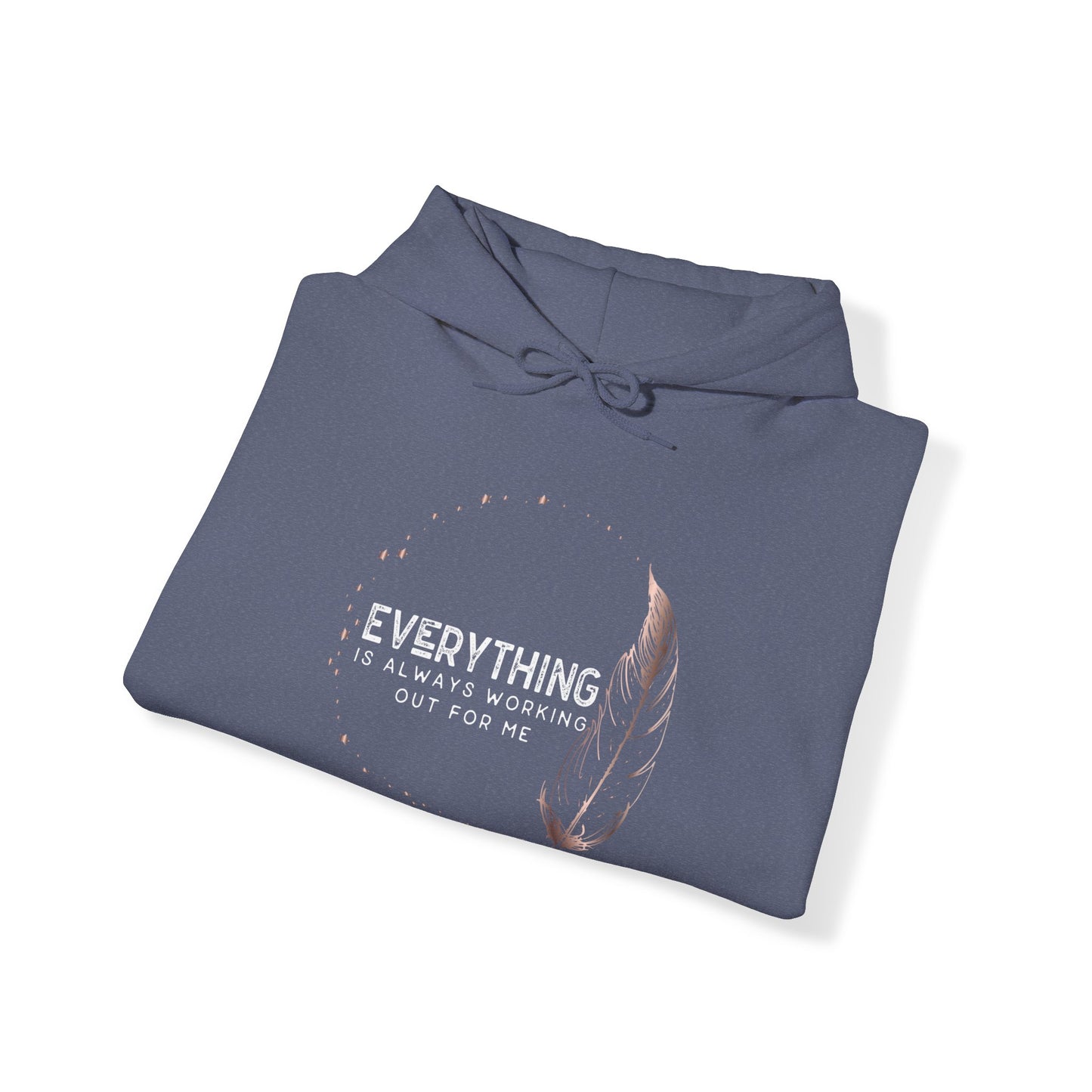 INSPIRED Everything is always... Heavy Blend Hooded Sweatshirt