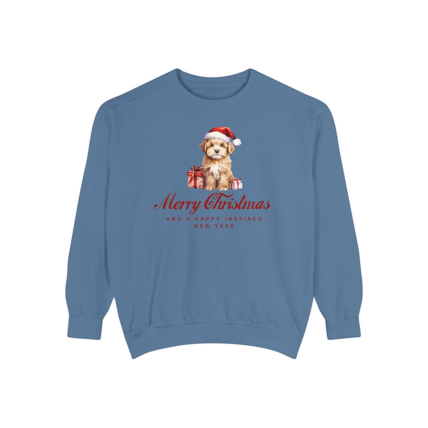 INSPIRED SPECIAL CHRISTMAS EDITION Dog UNISEX Garment-Dyed Sweatshirt