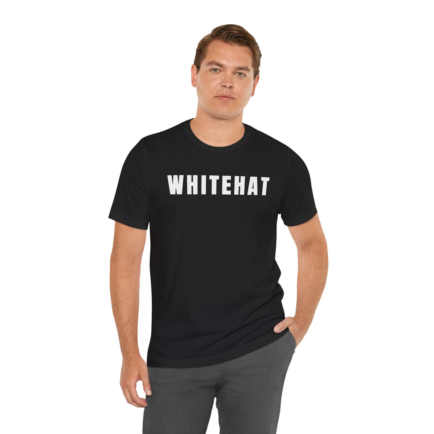INSPIRED WHITEHAT M Unisex Jersey Short Sleeve Tee