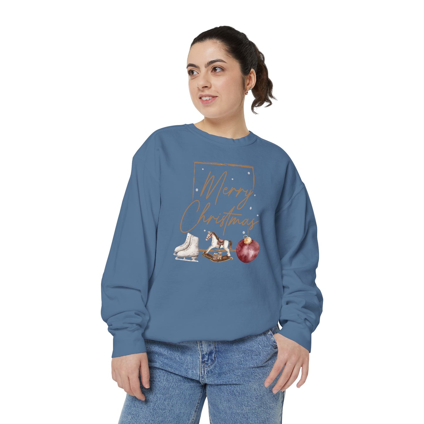 INSPIRED SPECIAL CHRISTMAS EDITION UNISEX Garment-Dyed Sweatshirt