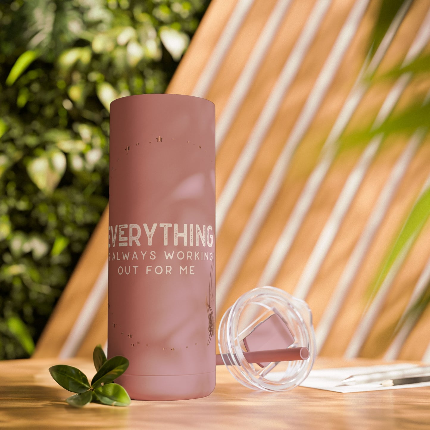 INSPIRED Everything Is Always...Maars Maker Skinny Matte Tumbler, 20oz