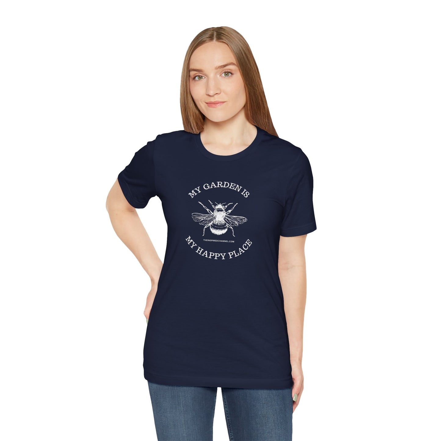 INSPIRED GARDEN Unisex Jersey Short Sleeve Tee