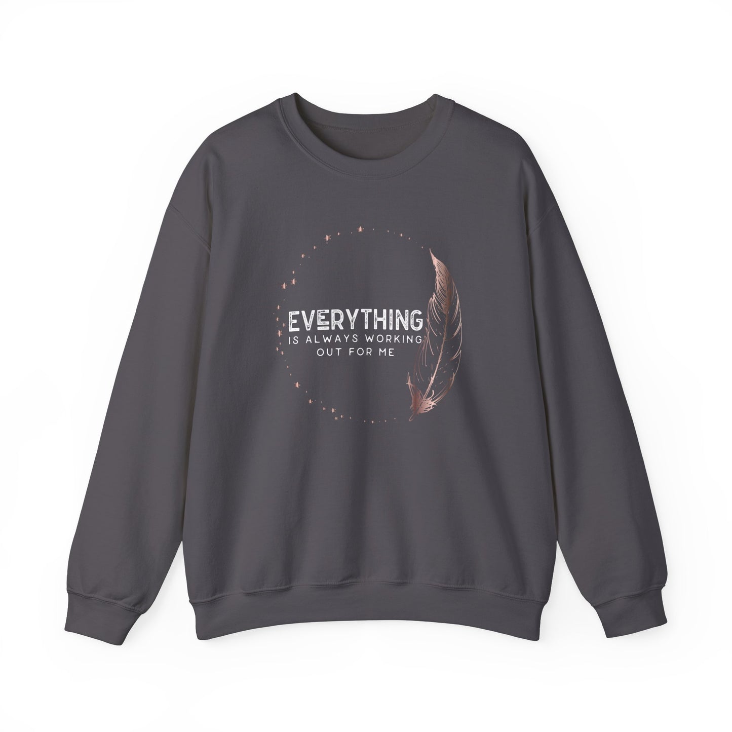 INSPIRED Women Everything is always... Heavy Blend Crewneck Sweatshirt