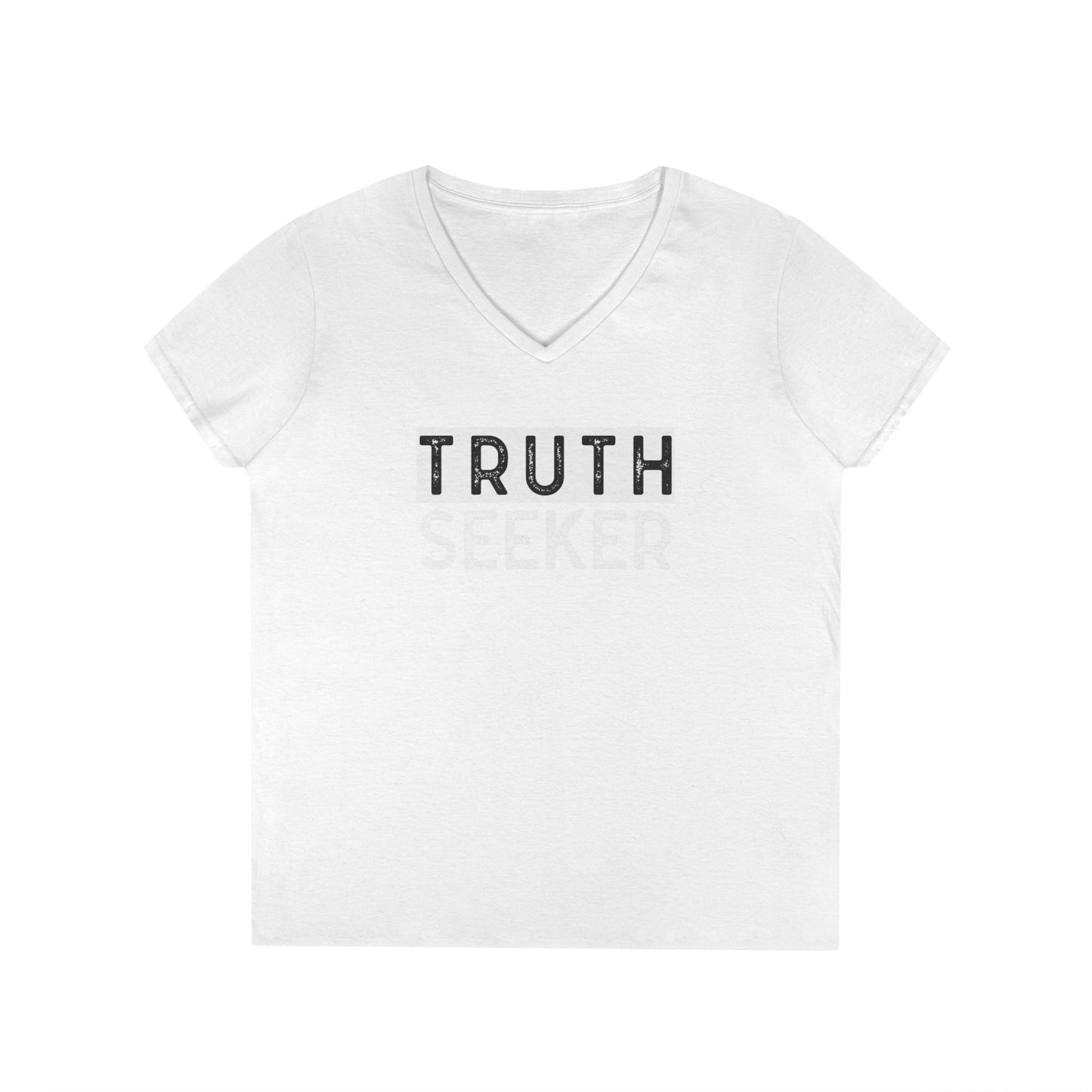 TRUTH SEEKER Ladies' V-Neck T-Shirt