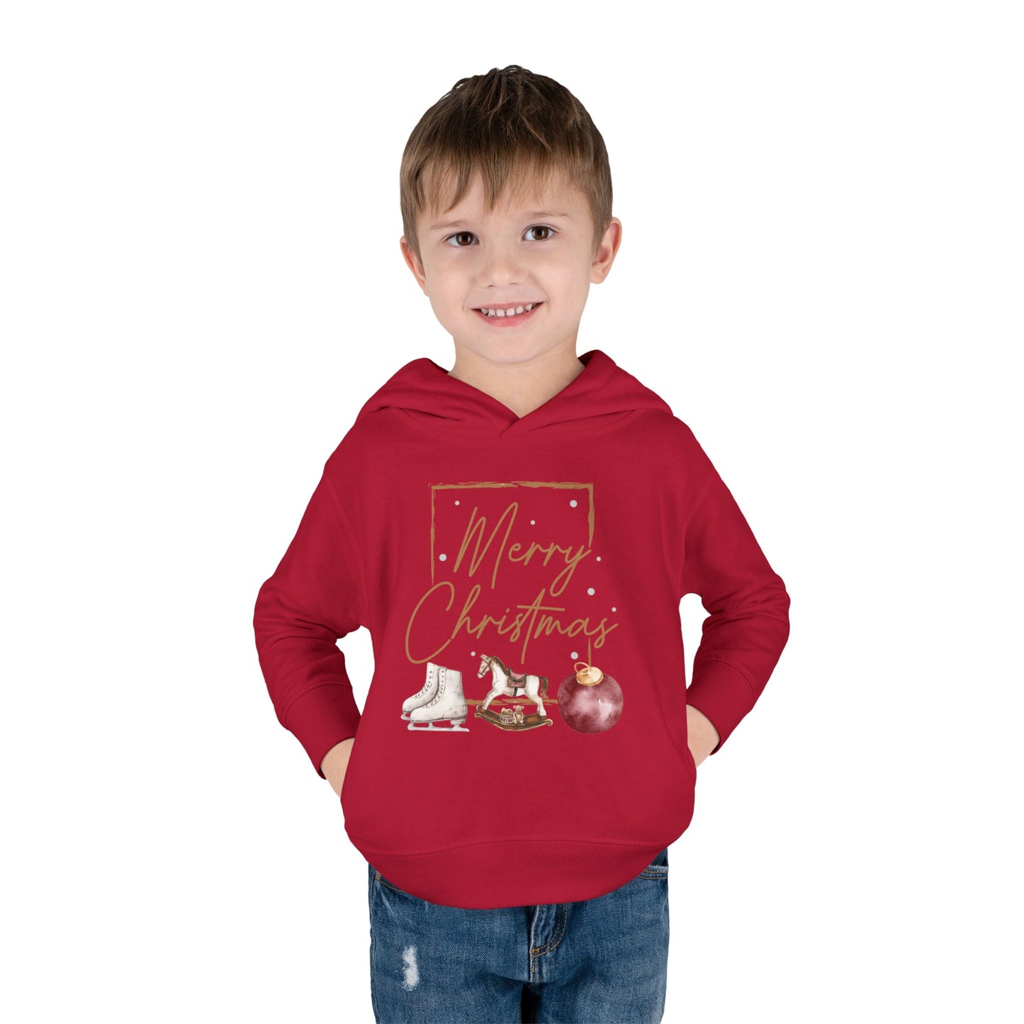 INSPIRED Toddler Hoodie - Merry Christmas
