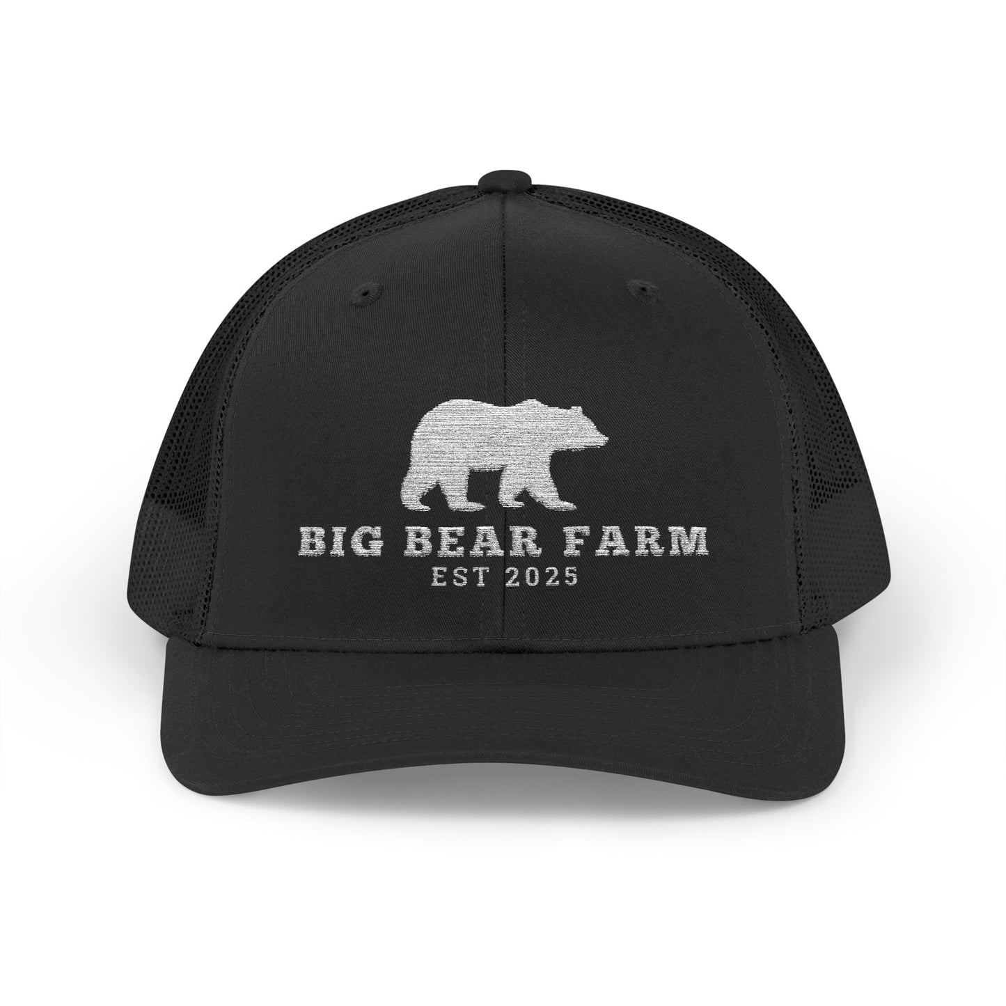 INSPIRED B B FARM W Trucker Cap  Embroidered Mesh Snapback