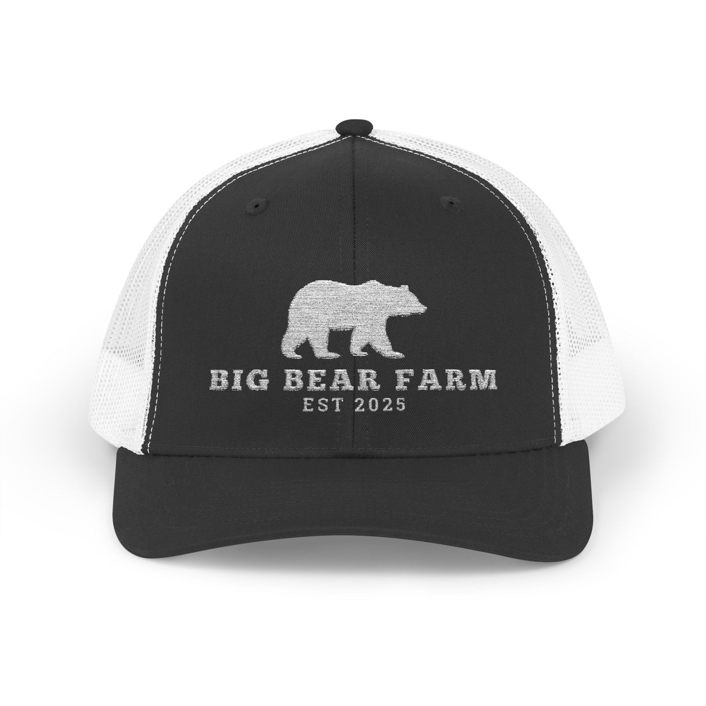 INSPIRED B B FARM W Trucker Cap  Embroidered Mesh Snapback