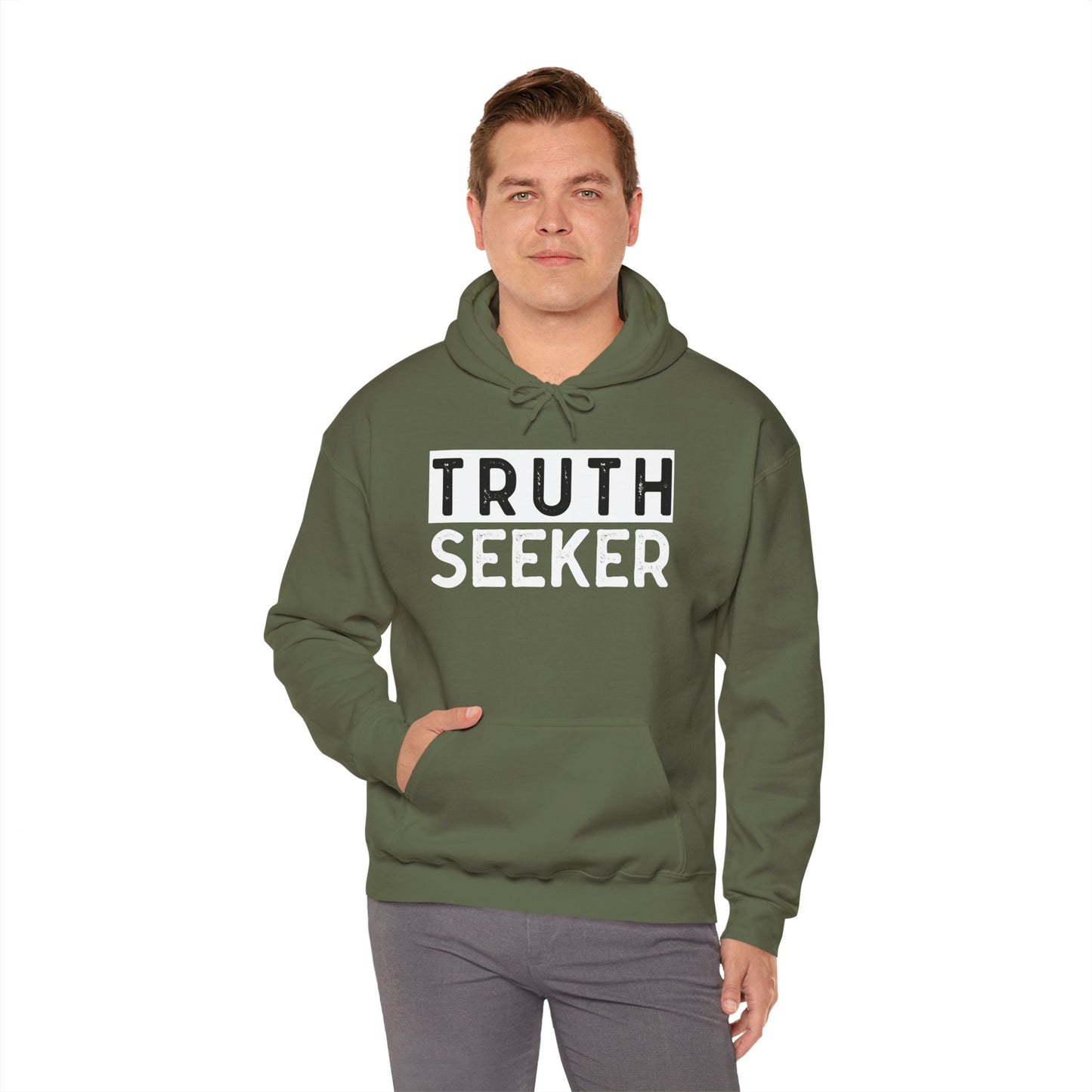 INSPIRED Truth Seeker UNISEX Heavy Blend Hooded Sweatshirt