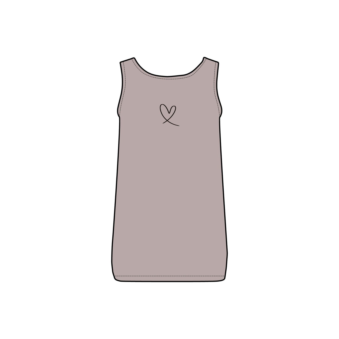 INSPIRED GARDEN WOMEN'S Micro Ribbed Tank