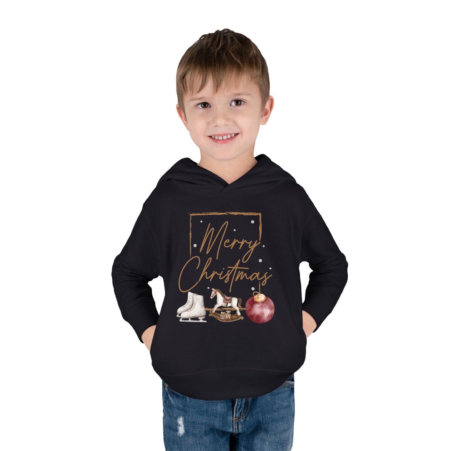 INSPIRED Toddler Hoodie - Merry Christmas