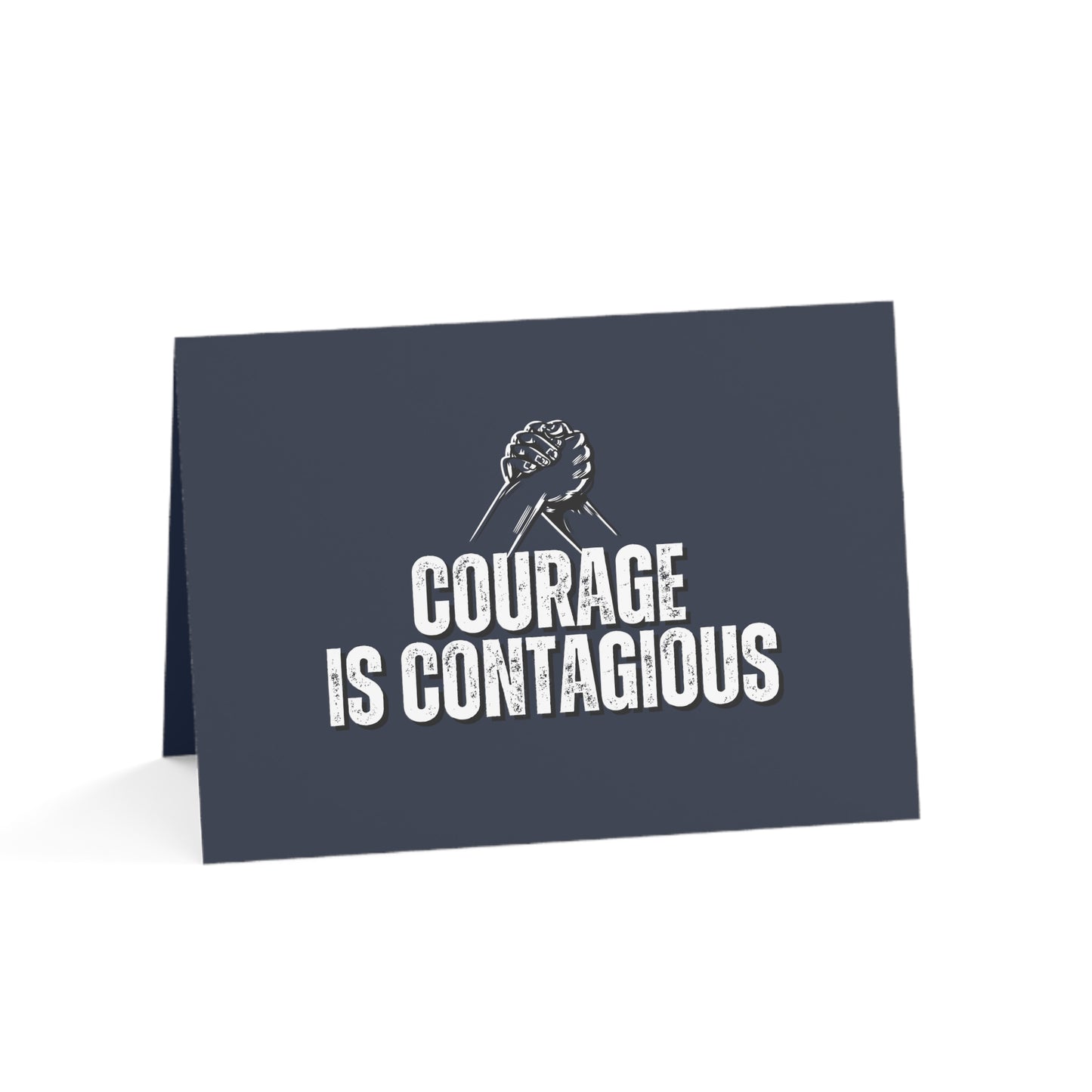 INSPIRED Courage Is Contagious Greeting Cards (1, 10, 30, and 50pcs)