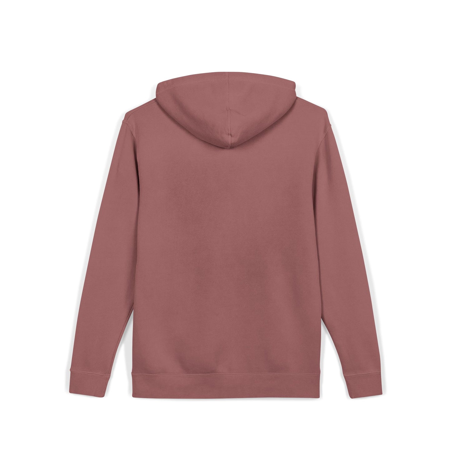 INSPIRED WHITEHAT Hoodie — Distressed Logo Pigment-Dyed Pullover