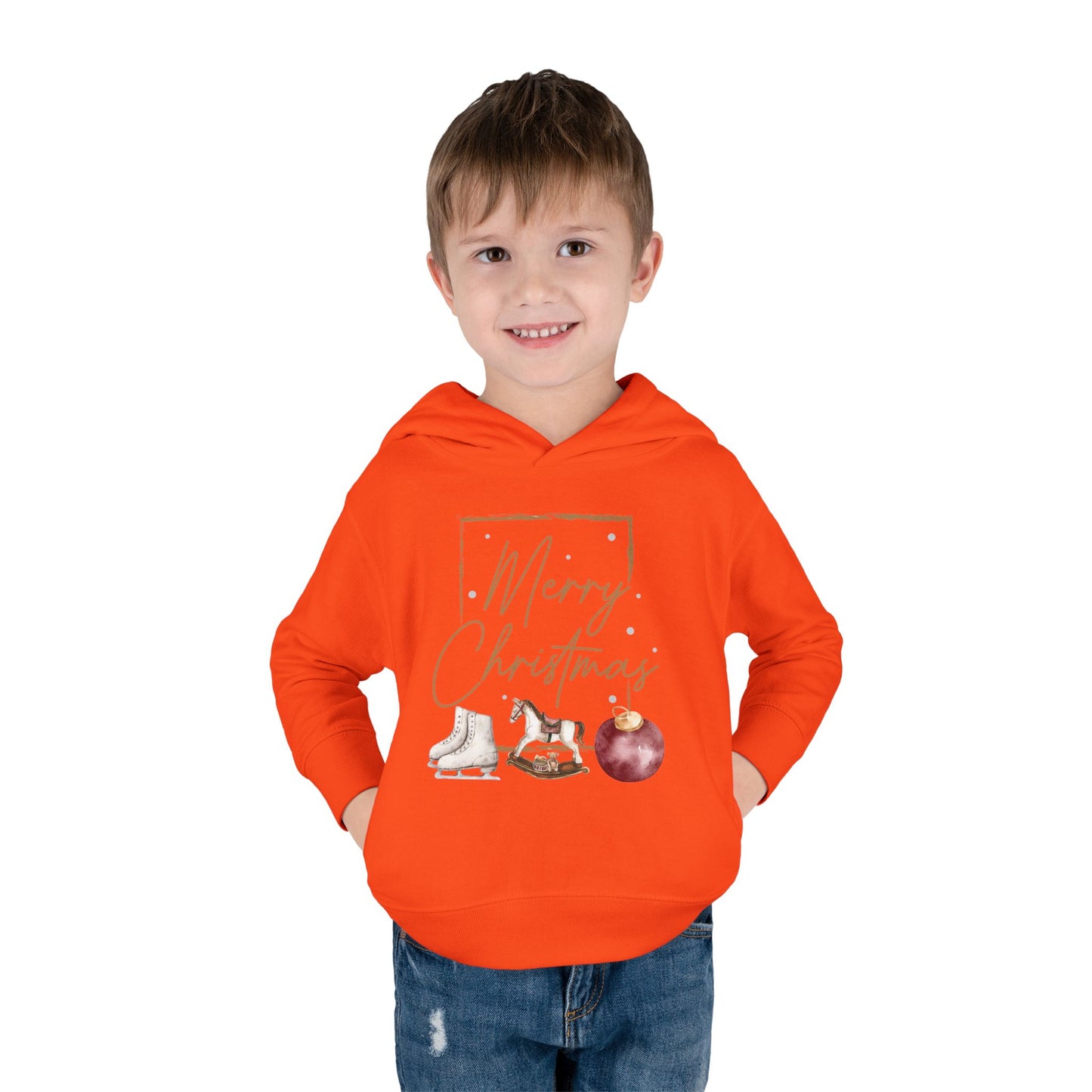 INSPIRED Toddler Hoodie - Merry Christmas