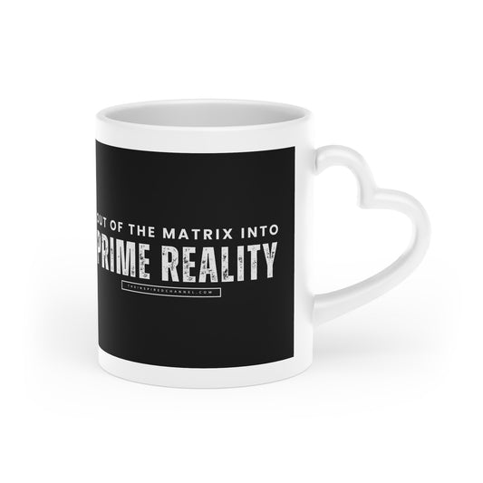 PRIME REALITY Heart-Shaped Mug