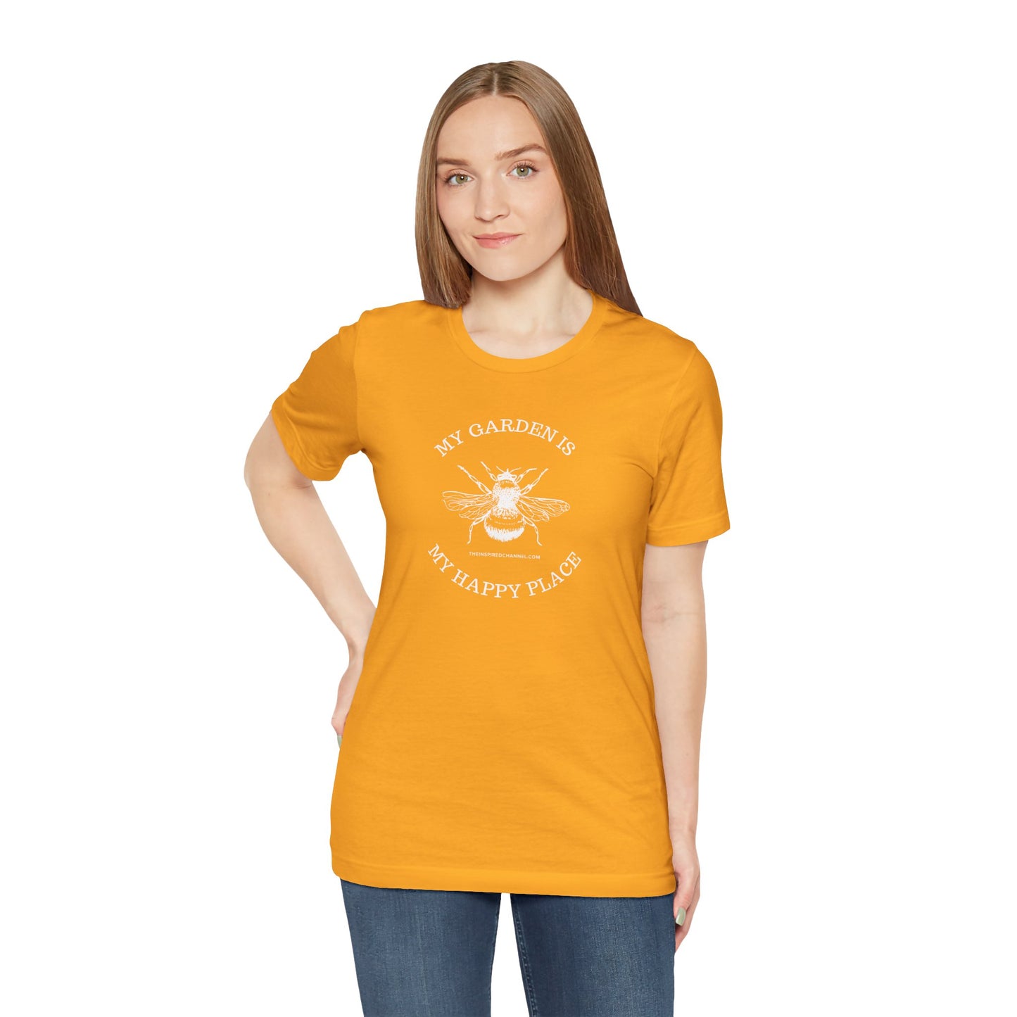 INSPIRED GARDEN Unisex Jersey Short Sleeve Tee