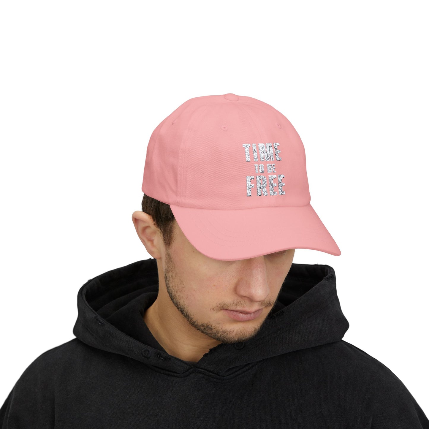 TIME TO BE FREE EMBROIDERED Classic Dad Cap