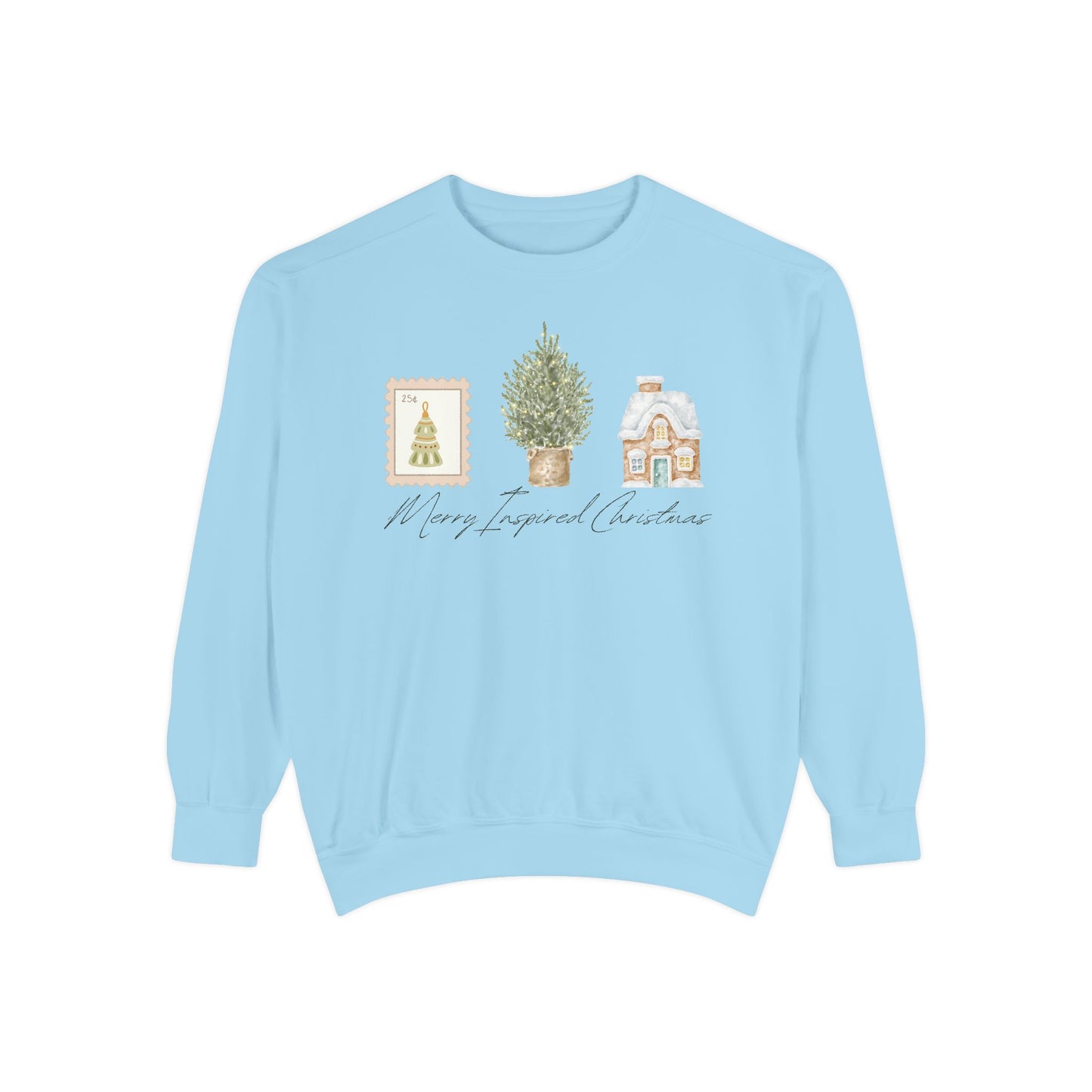 INSPIRED SPECIAL CHRISTMAS EDITION PC UNISEX Garment-Dyed Sweatshirt