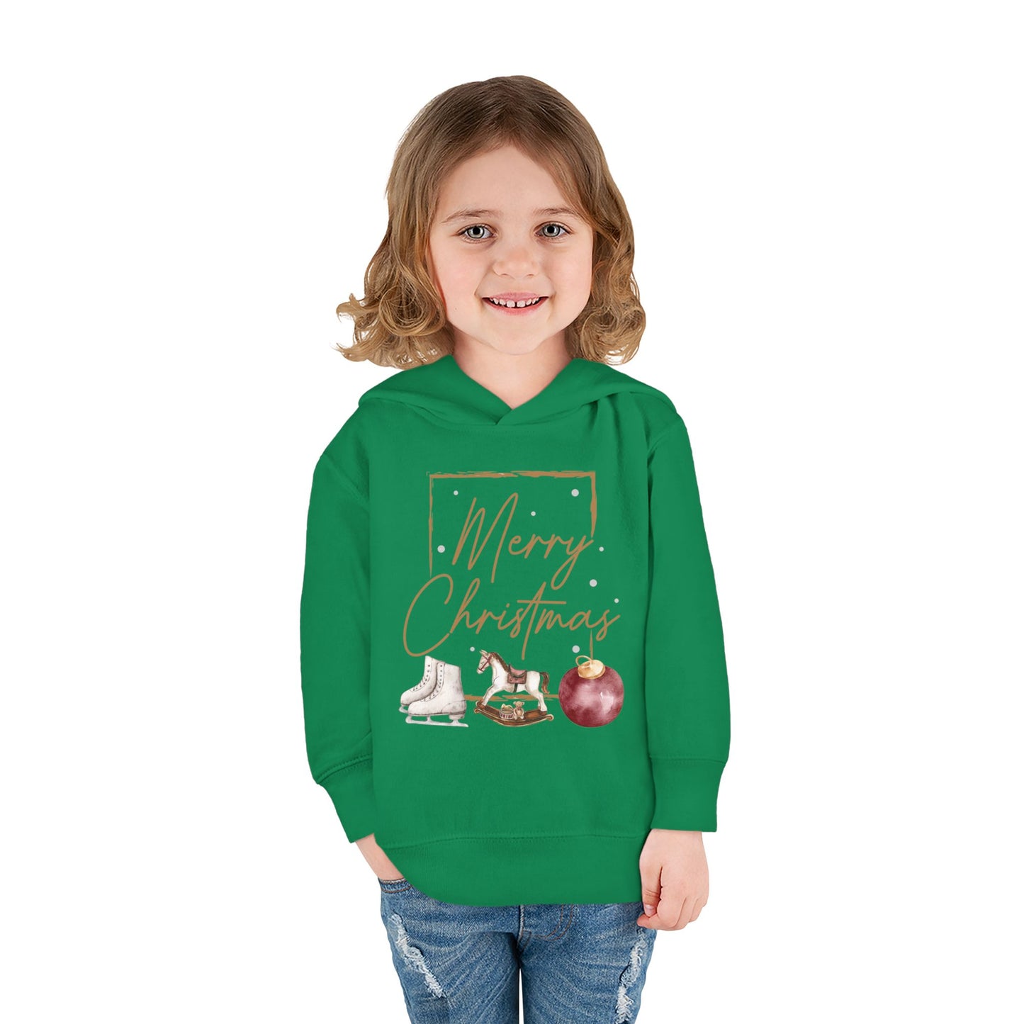 INSPIRED Toddler Hoodie - Merry Christmas