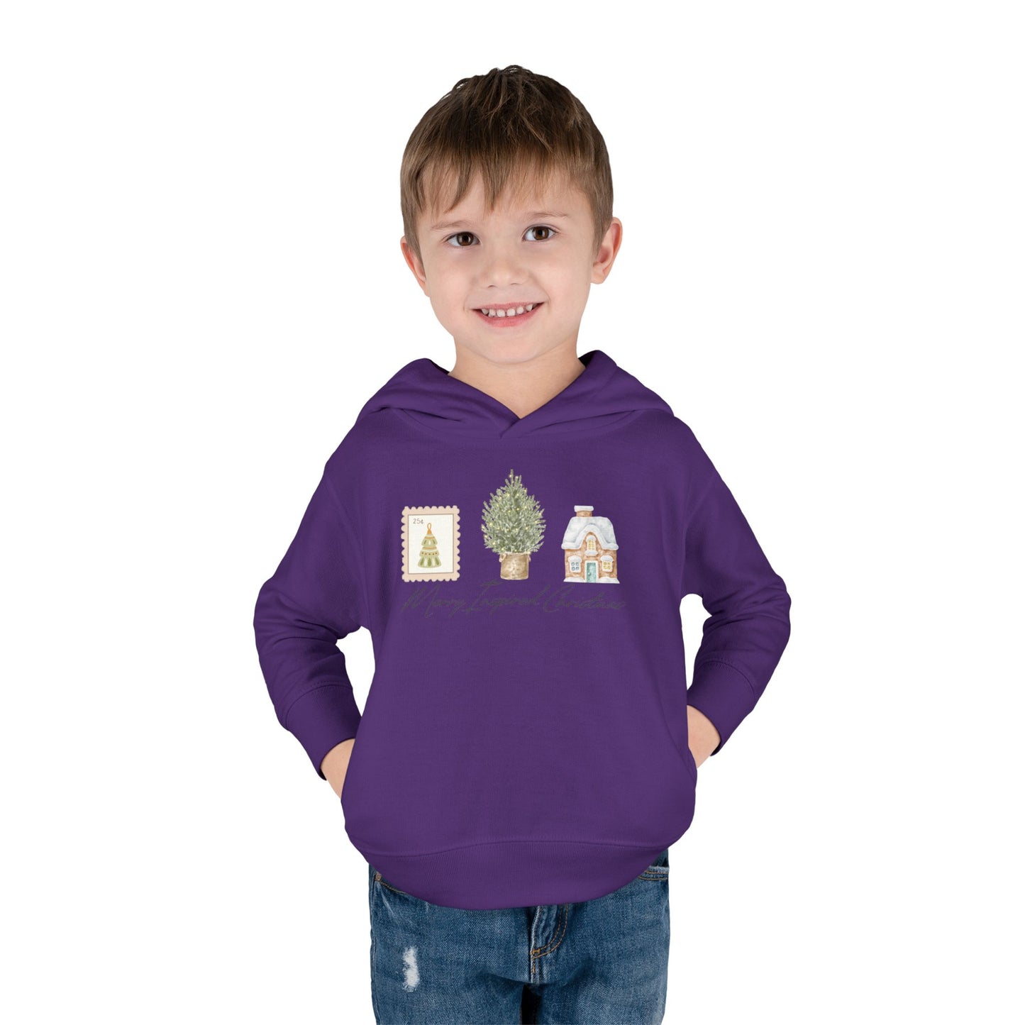 INSPIRED Toddler Hoodie - Merry Christmas PC