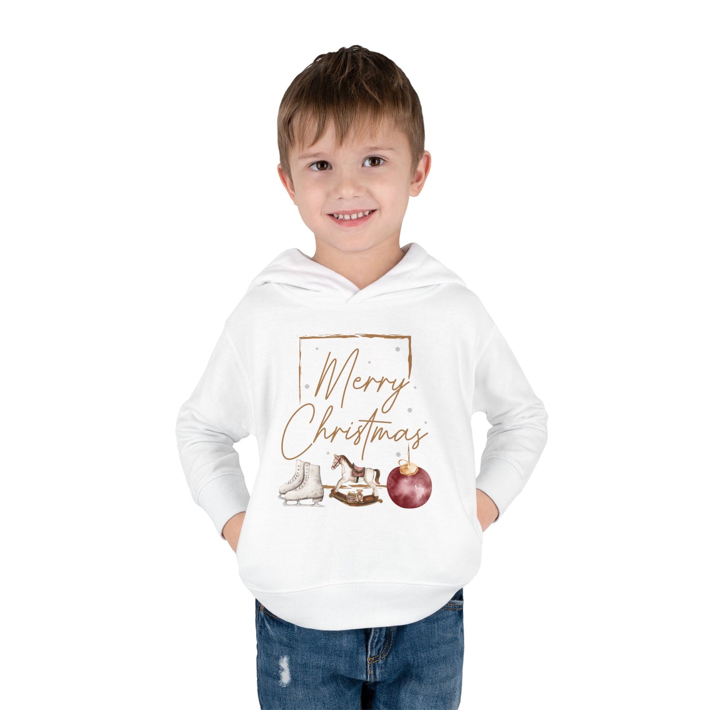 INSPIRED Toddler Hoodie - Merry Christmas