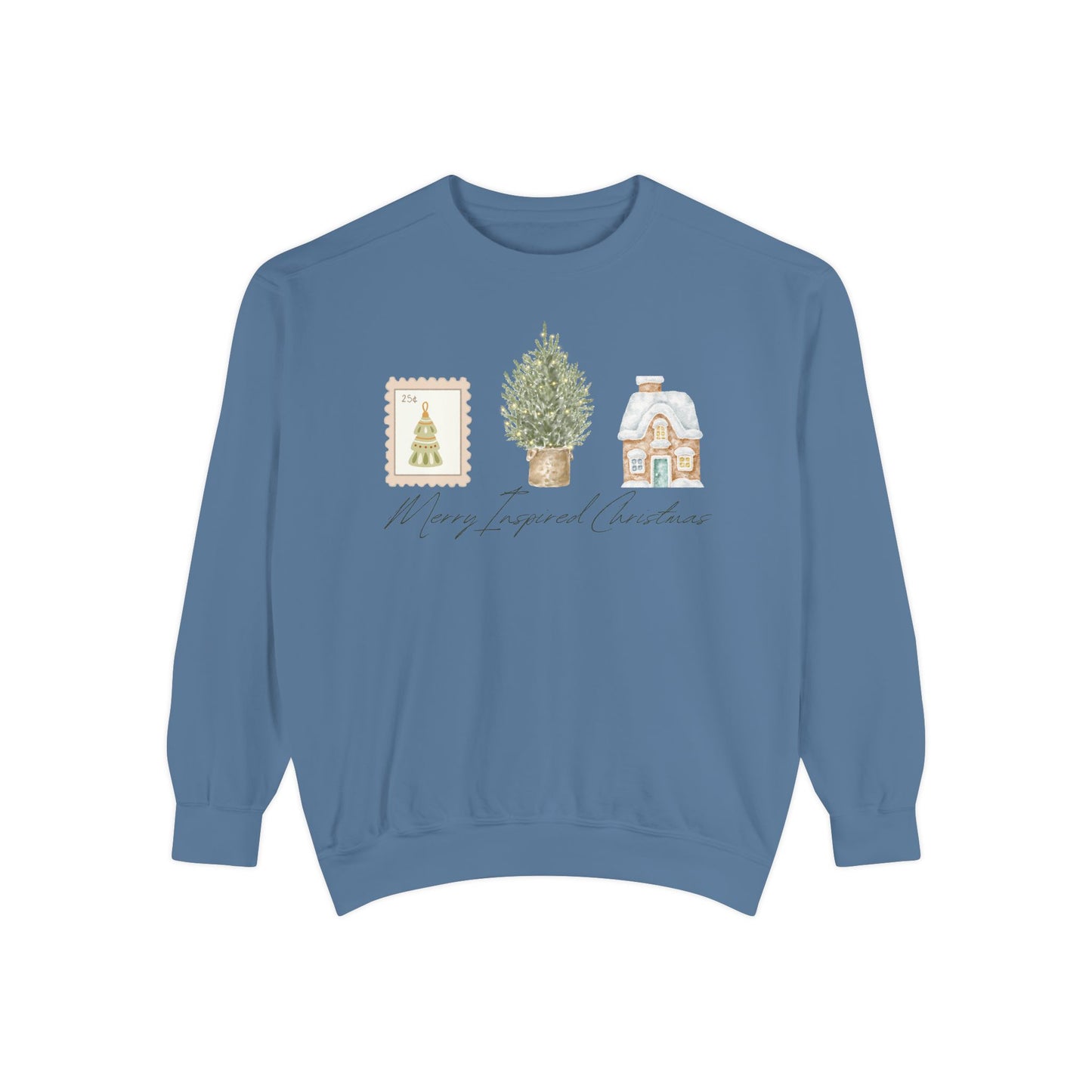INSPIRED SPECIAL CHRISTMAS EDITION PC UNISEX Garment-Dyed Sweatshirt