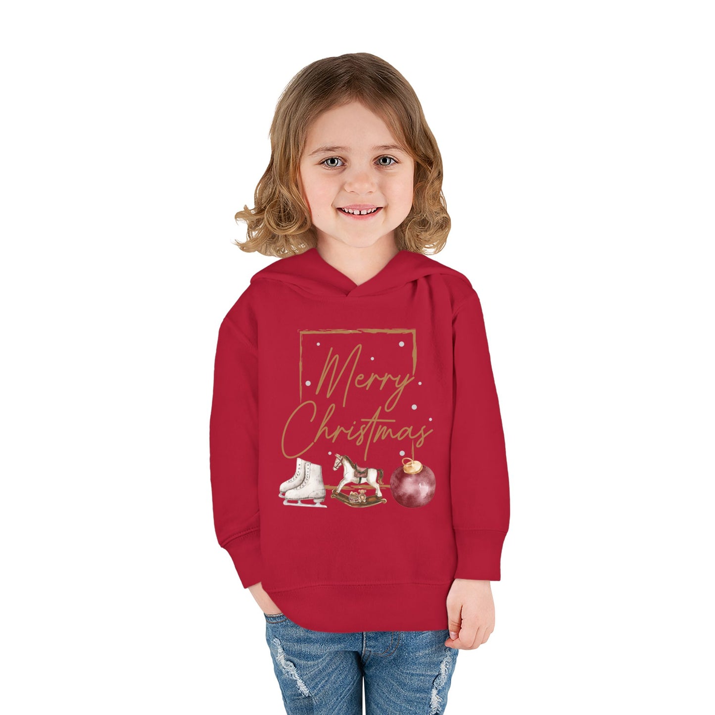 INSPIRED Toddler Hoodie - Merry Christmas