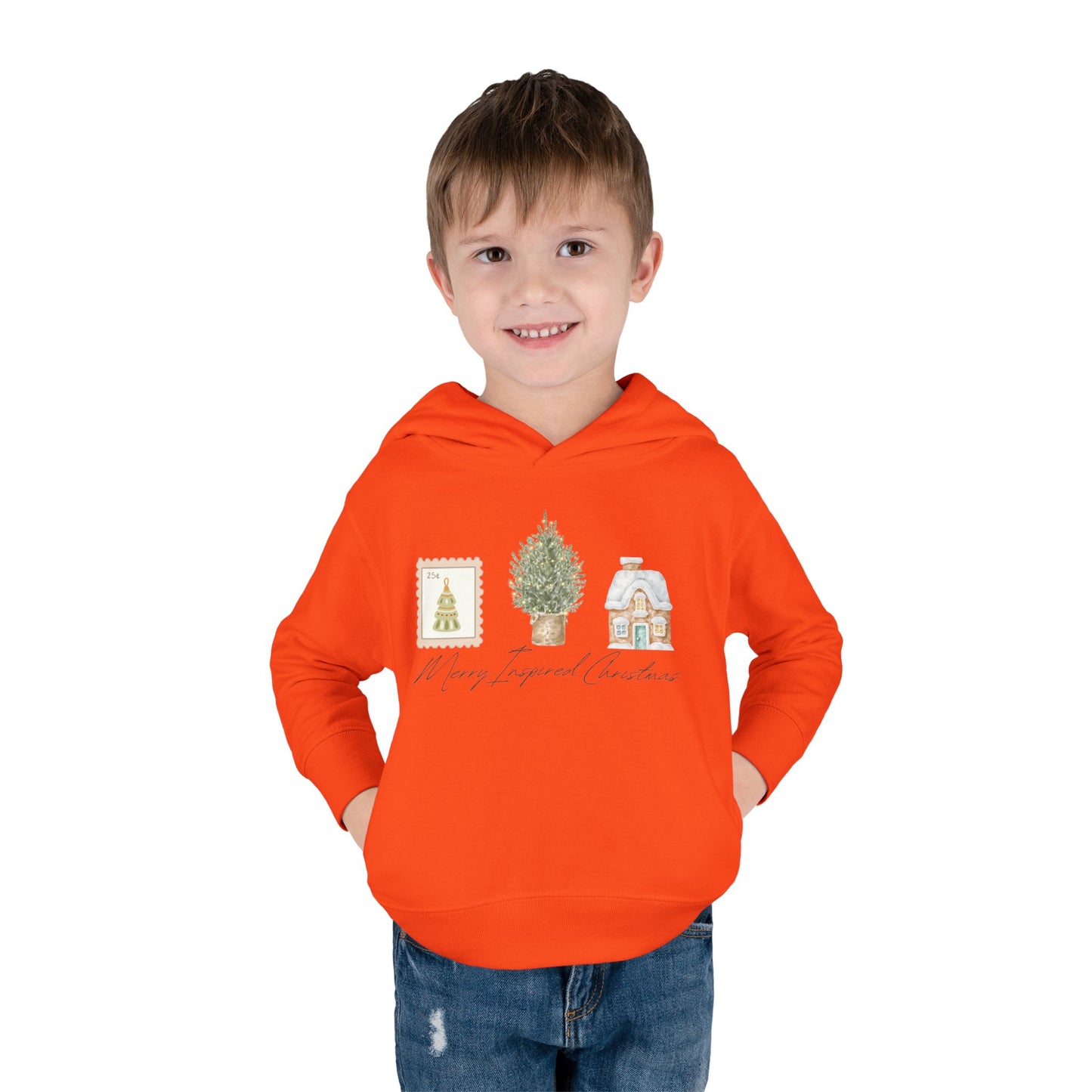 INSPIRED Toddler Hoodie - Merry Christmas PC