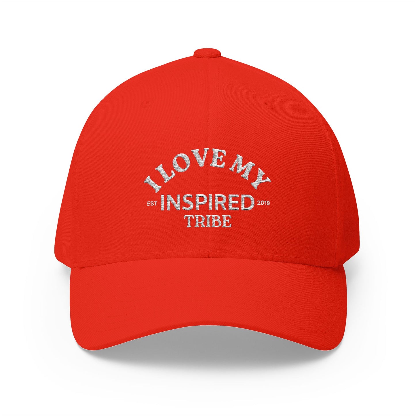 Closed-Back Structured Cap - "Love My Tribe" Embroidered Hat