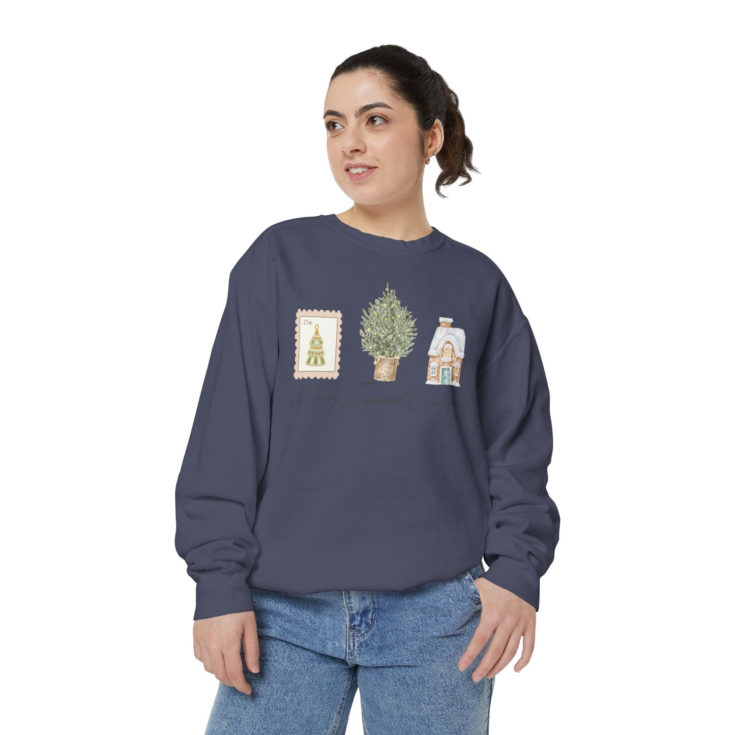 INSPIRED SPECIAL CHRISTMAS EDITION PC UNISEX Garment-Dyed Sweatshirt