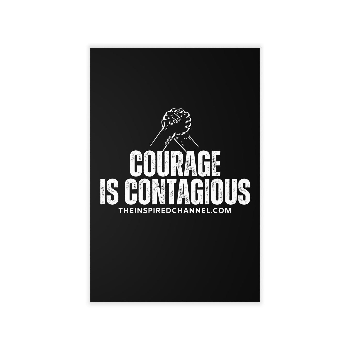 INSPIRED Courage Is Contagious Wall Decals