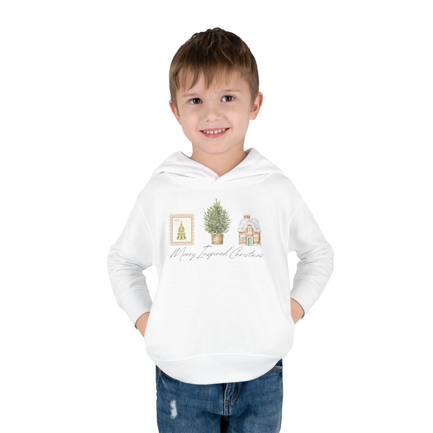 INSPIRED Toddler Hoodie - Merry Christmas PC