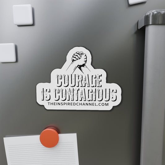 INSPIRED Courage Is Contagious Die-Cut Magnets