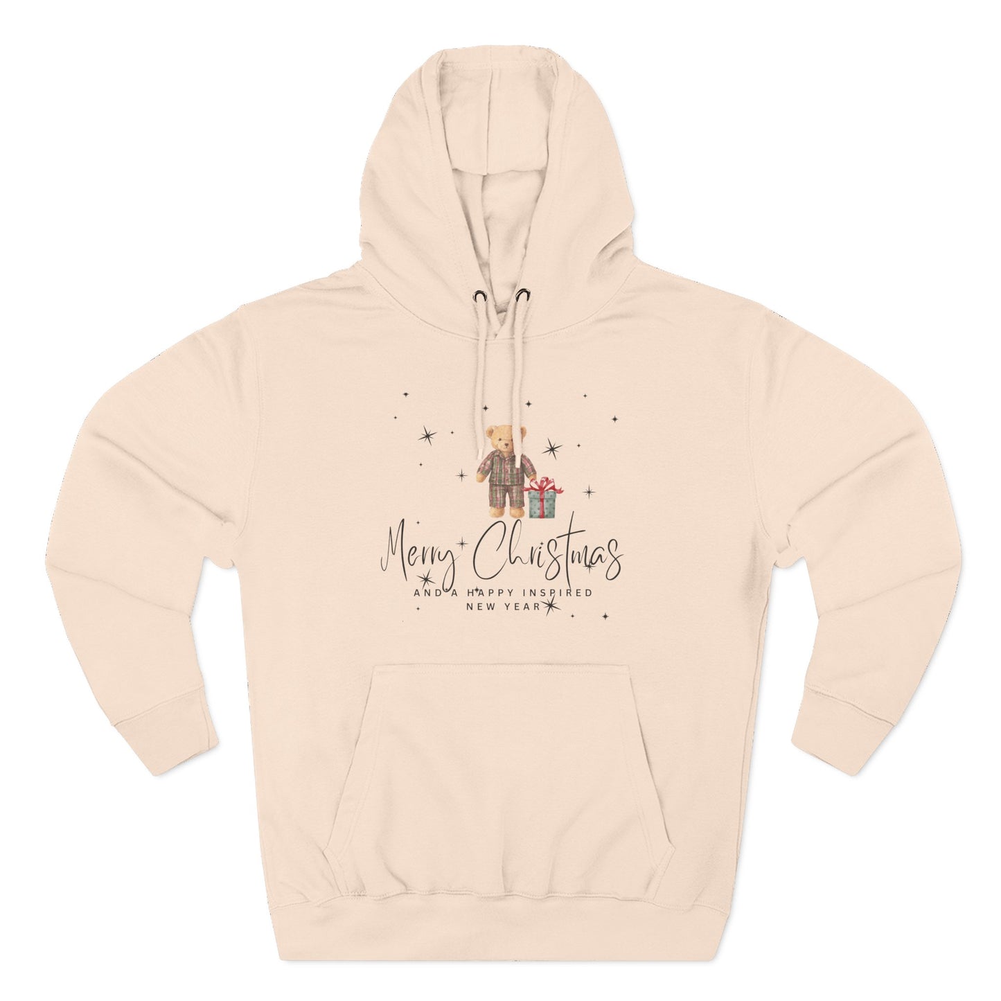 INSPIRED  SPECIAL CHRISTMAS Edition Bear Hoodie UNISEX