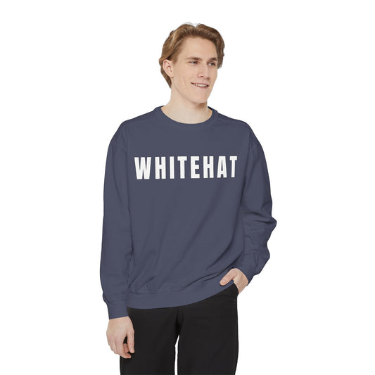 INSPIRED Whitehat UNISEX Garment-Dyed Sweatshirt