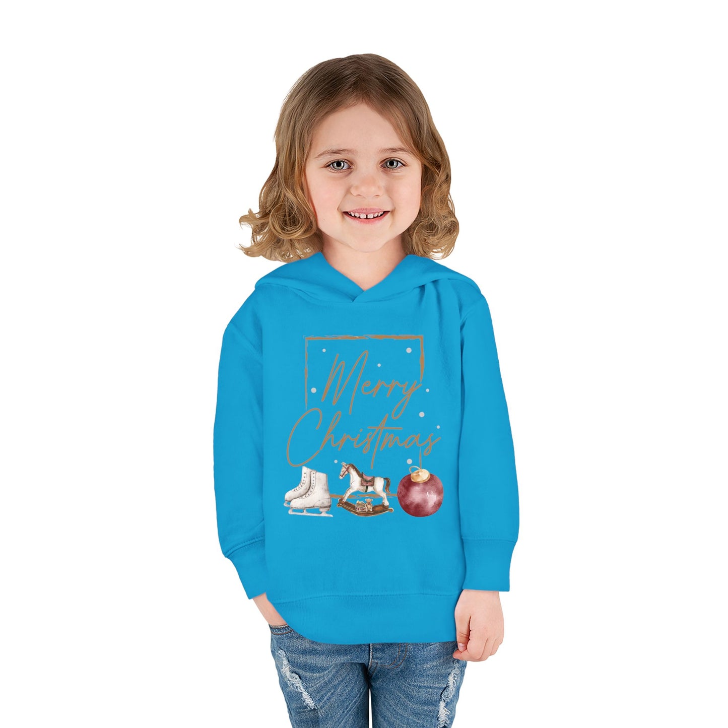 INSPIRED Toddler Hoodie - Merry Christmas