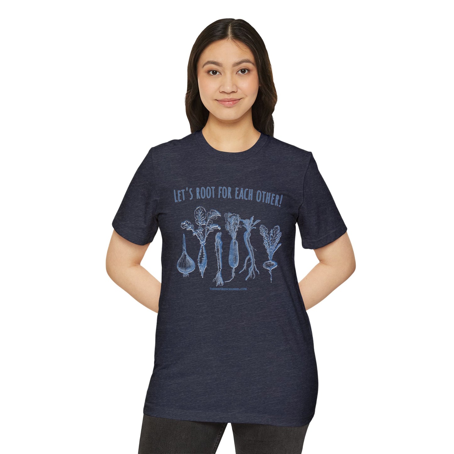 INSPIRED GARDEN L Unisex Recycled ORGANIC T-Shirt