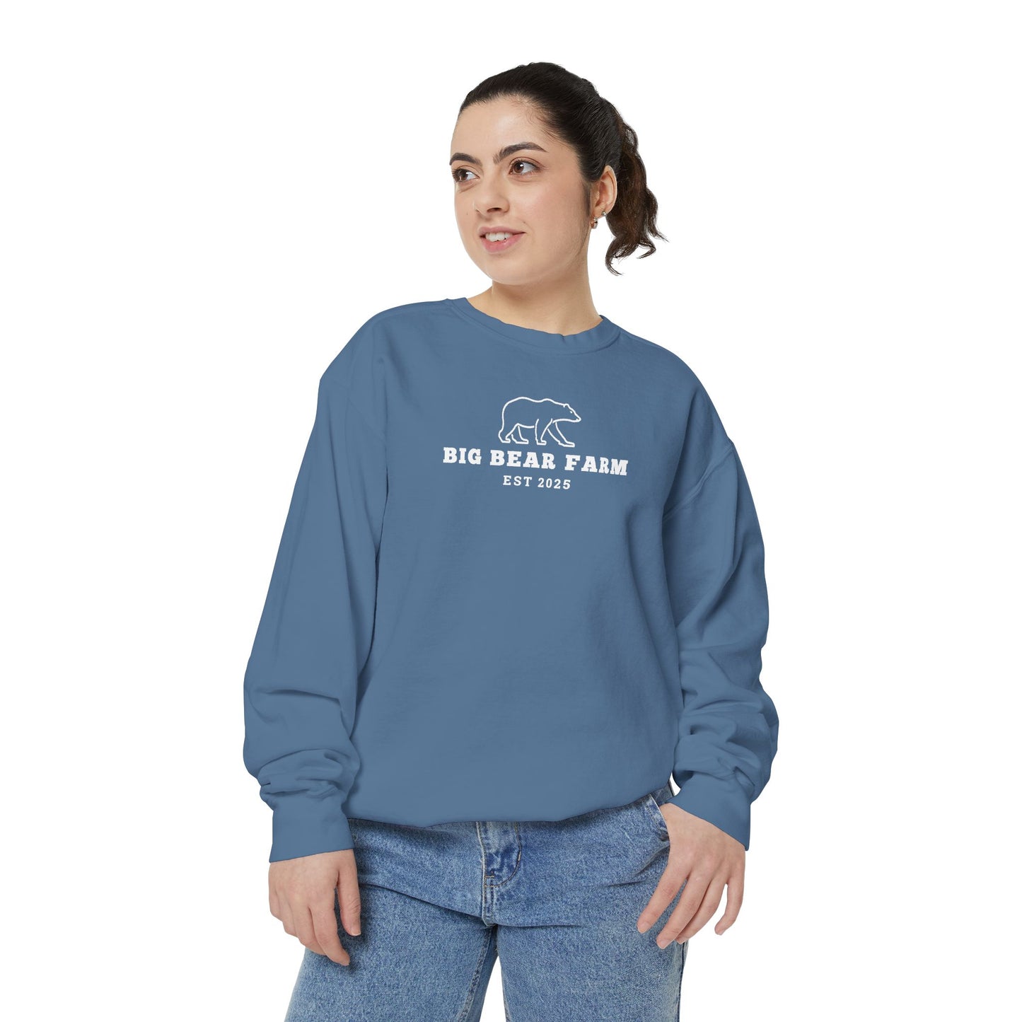 INSPIRED Big Bear Farm Unisex Dyed Sweatshirt