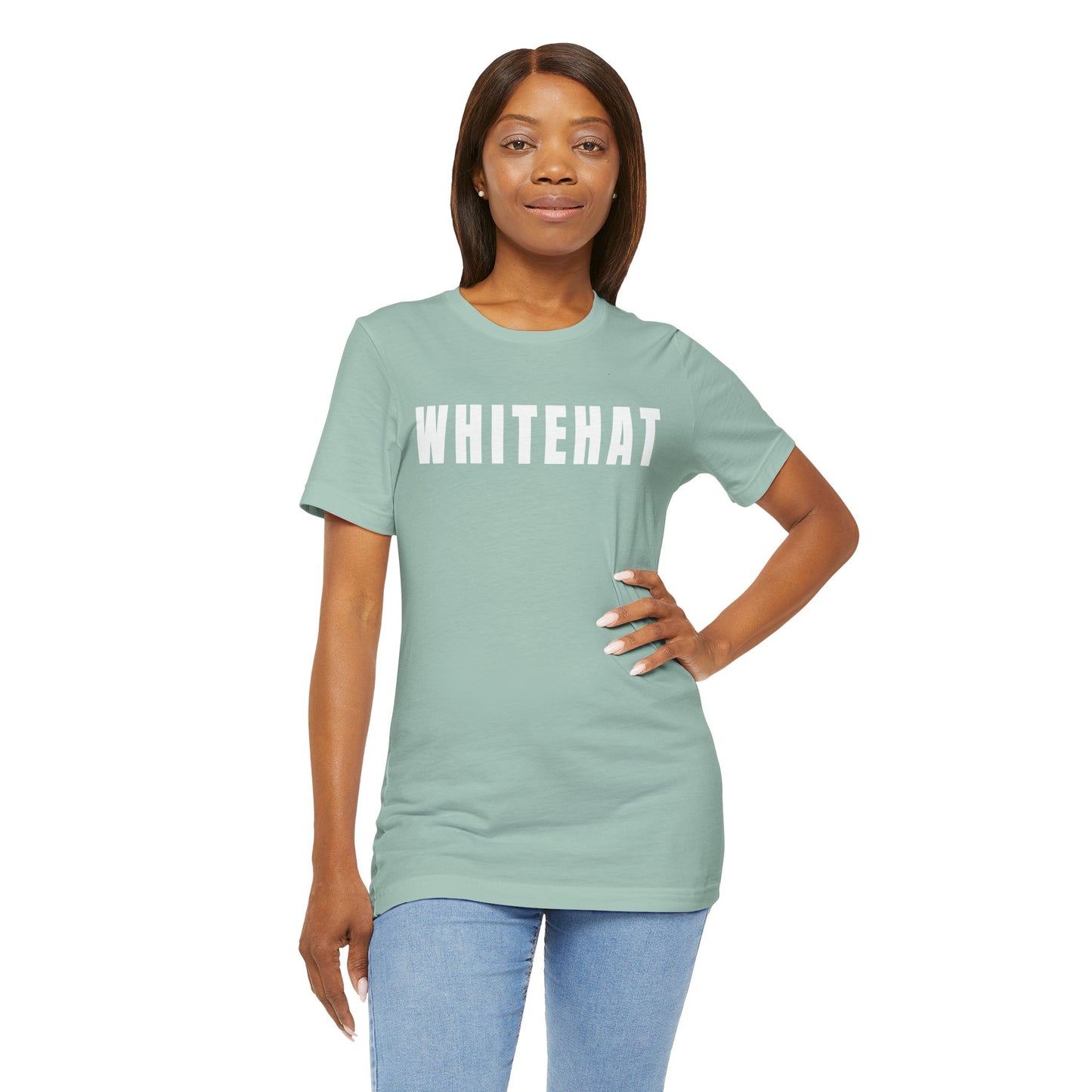 INSPIRED WHITEHAT Unisex Jersey Short Sleeve Tee