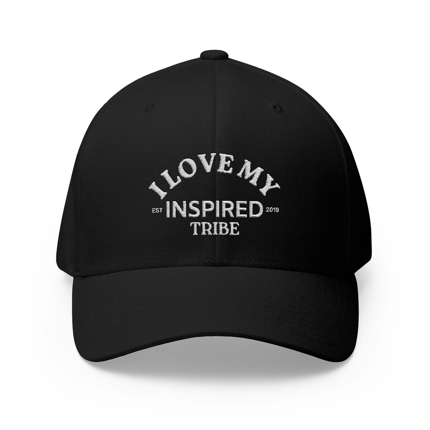 Closed-Back Structured Cap - "Love My Tribe" Embroidered Hat