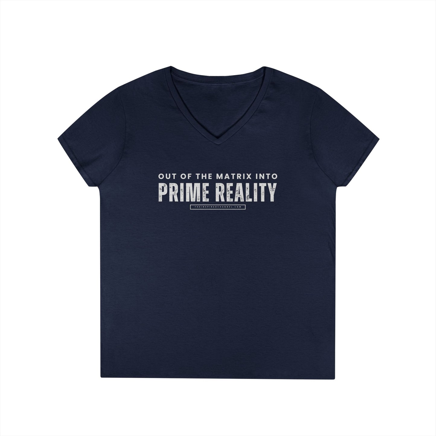 PRIME REALITY Ladies' V-Neck T-Shirt