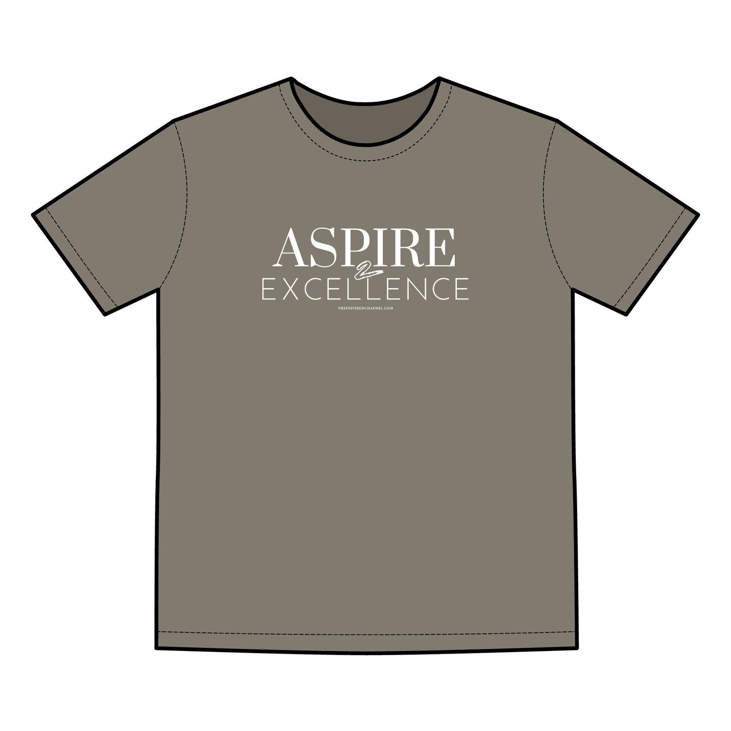 INSPIRED Aspire 2 Excellence Men's Staple Faded Tee