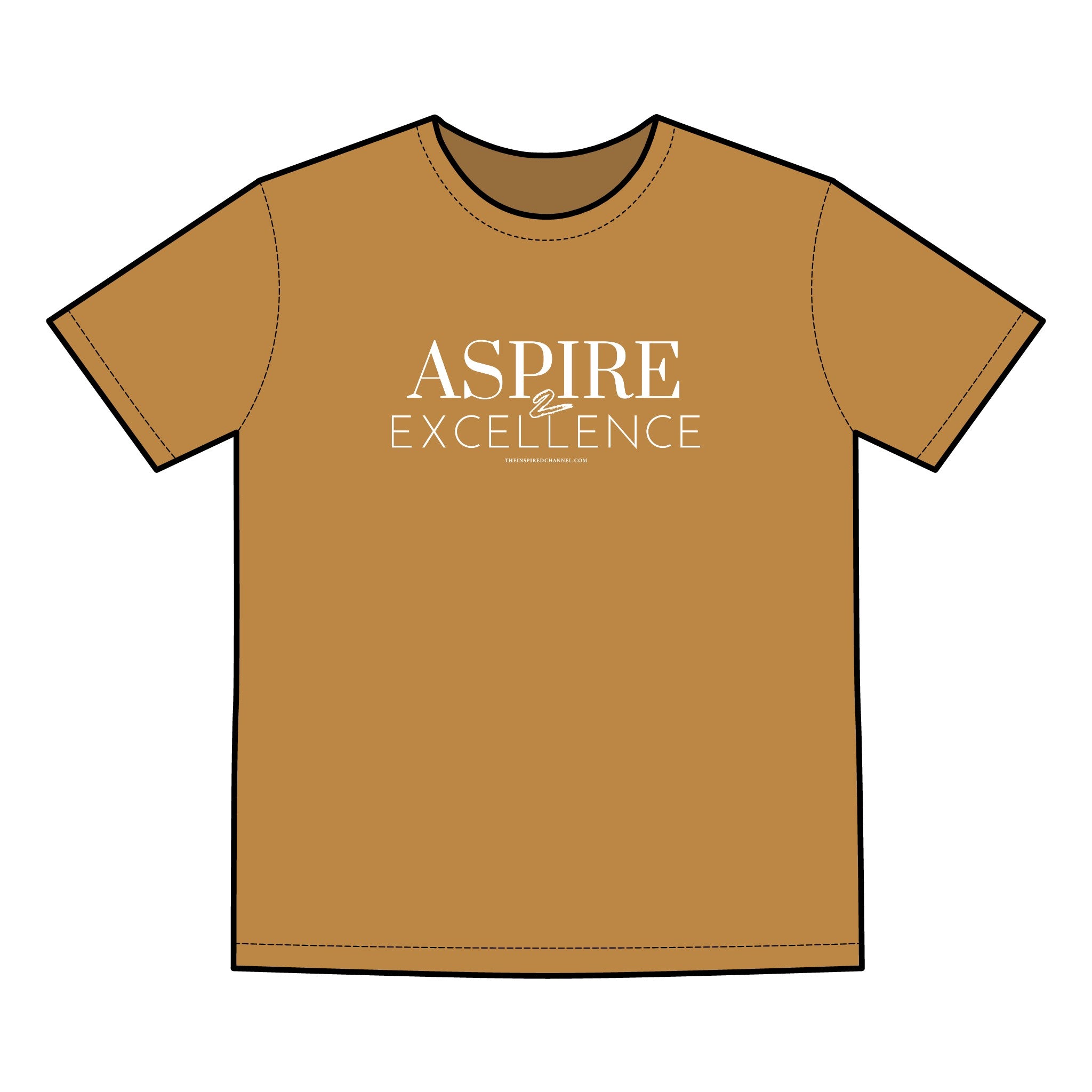 INSPIRED Aspire 2 Excellence Men's Staple Faded Tee