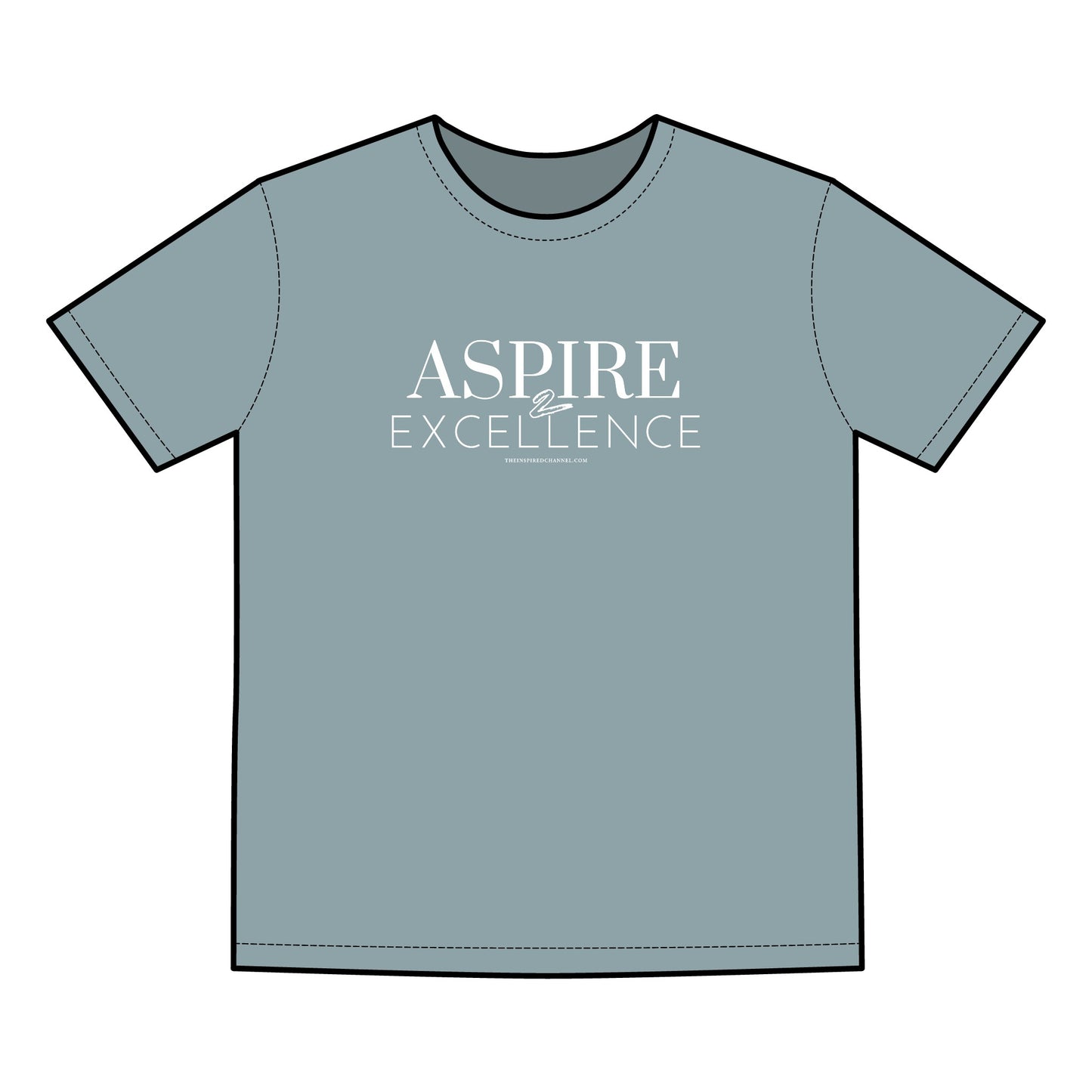 INSPIRED Aspire 2 Excellence Men's Staple Faded Tee